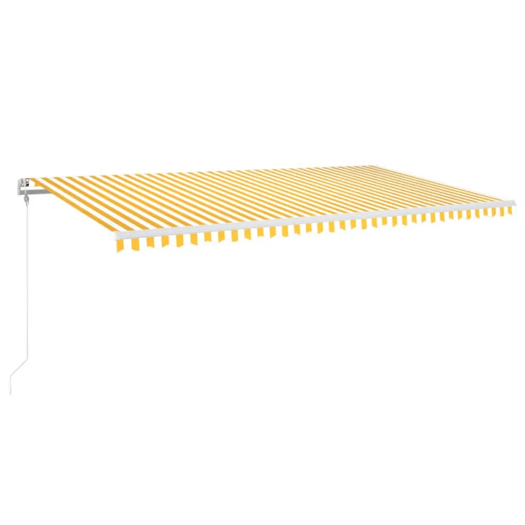 TendaAutomatica Sensore Vento e LED 600x350 cm Gialla Biancacod mxl 120565