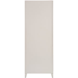 Armadio Guardaroba in Metallo a 2 Ante con Asta Appendiabiti e Ripiano Superiore