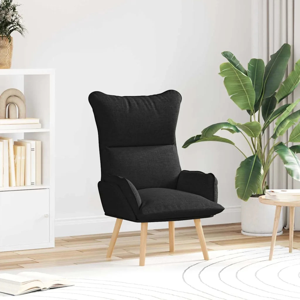 poltrona Nero 69 x 74 x 93 cm Tessuto e compensato 42001867