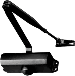 Chiudiporta aereo dc110 nero