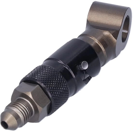 Fitting di Retromarcia per Motocicletta - Universale Fissaggio Rapido - Lega di Alluminio - Connettore di Retromarcia - Adatto per Carburante e Olio - Codice AN3
