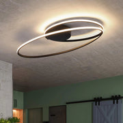 ZMH Lampada da soffitto plafoniera LED moderna ad anello 36W per soggiorno interni