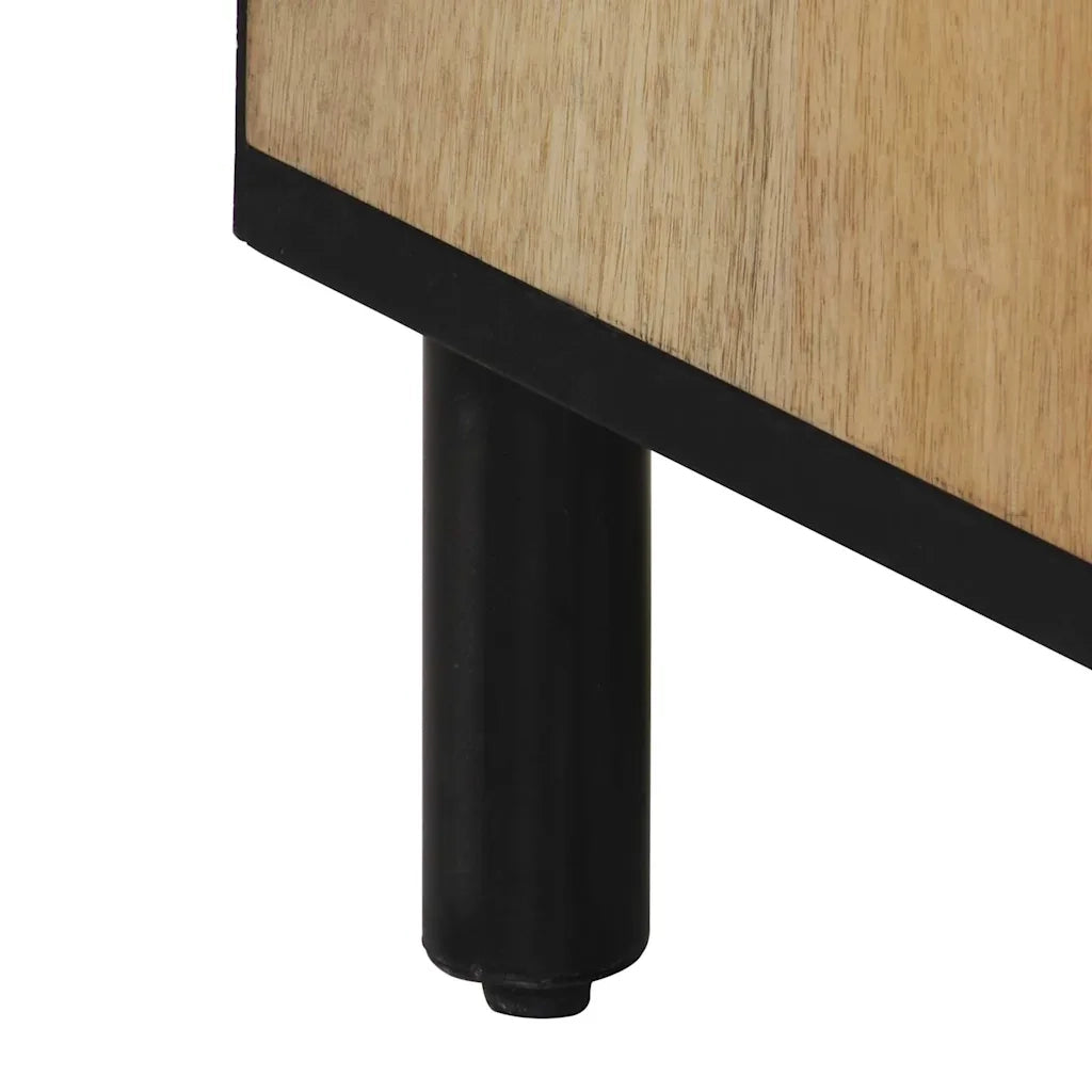 Credenza-Buffet-Armadio da cucina 40x33x75 cm in Legno Massello di Mango 633322