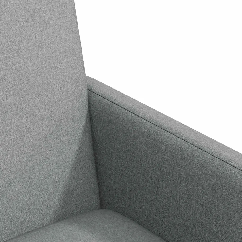 Sedie da Pranzo con Ruote 2 pcs Grigio chiaro 57 x 66 x 94 cm