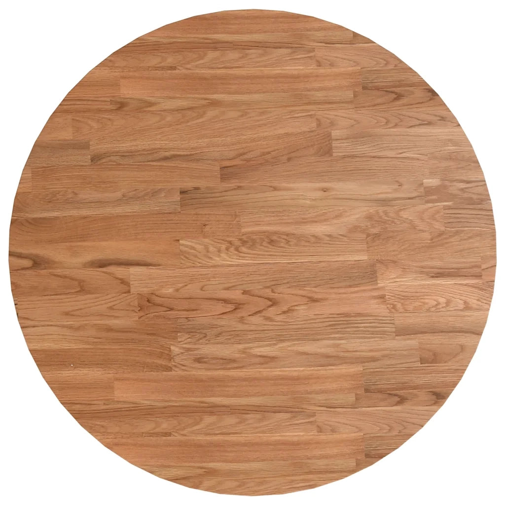 Piano Tavolo | Superficie Tavolo | Piano Scrivania Rotondo Marrone Chiaro ?50x1,5 cm Rovere Trattato