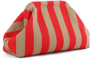 Borsa Clutch per donna con intreccio e punto croce Borsa Clutch con ruches a forma di nuvola Borsa Casual