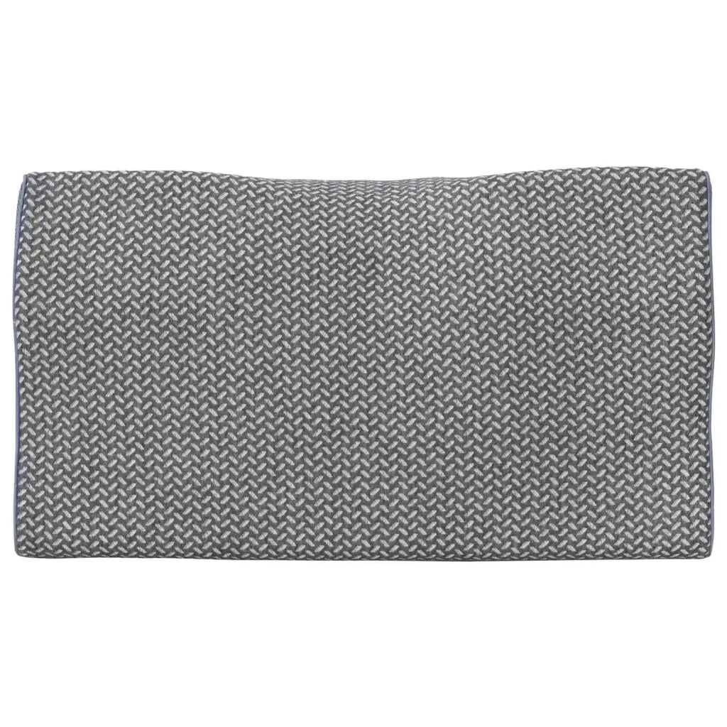 Cuscino con cuscino Grigio 60 x 34 x 11 cm Poliestere CFW6354308