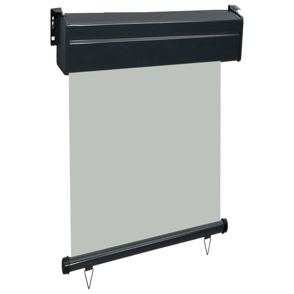 Tenda da sole laterale retrattile/schermo privacy per patio giardino terrazza balcone 60 x 250 cm grigio 02_0007034