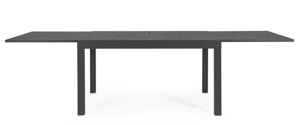 Tavolo Allungabile da Esterno 135-270x90x75h cm in Alluminio Cliv Antracite