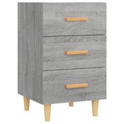 Comodino | Armadio da Notte | Mobiletto da notte Grigio Sonoma 40x40x66 cm in Legno Multistrato