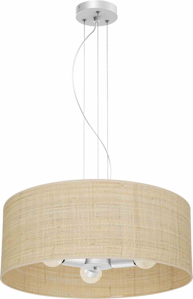 Lampadario sospensione Milagro Marshall MLP7490 Ø50 rattan