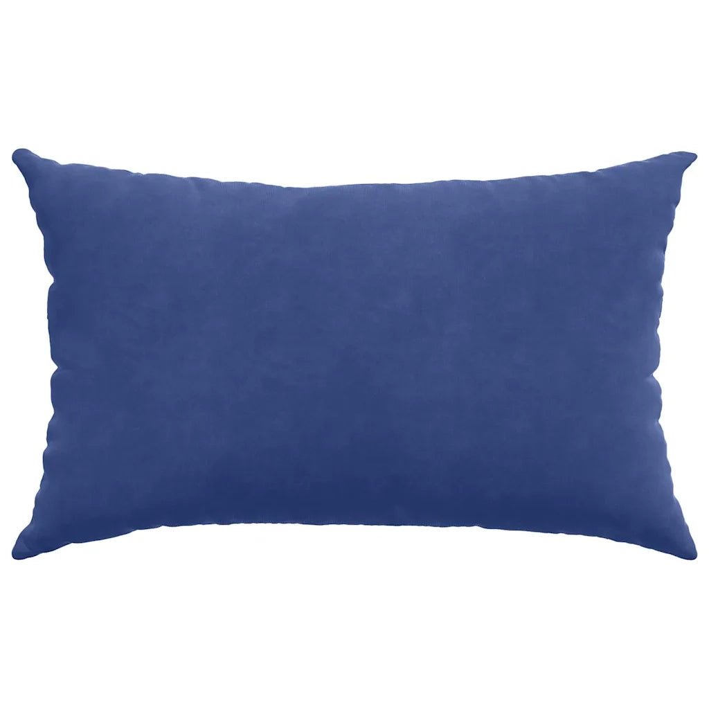 Cuscini da Divano 2 pcs Blu Polizia 50 x 30 cm Tessuto in Cords 42013638