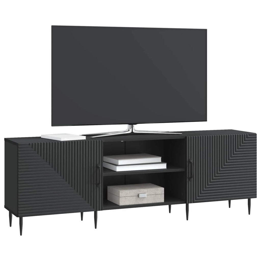 Mobile TV Nero 150 x 31 x 50 cm Legno ingegnerizzato