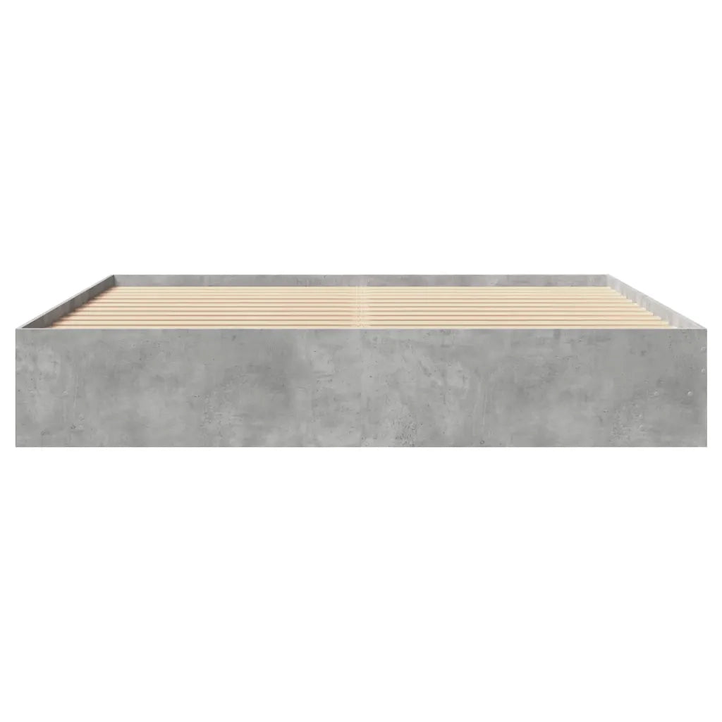 Giroletto senza Materasso Grigio Cemento 180x200 cm Truciolato