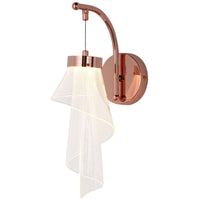 Lampada Da Parete Applique APP1766-1W Oro Rosa