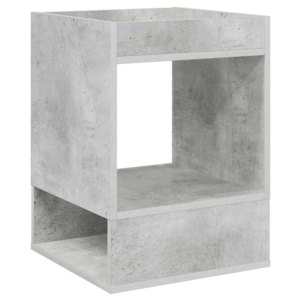 Tavolino Grigio cemento 40 x 40 x 56 cm Legno ingegnerizzato 890950