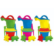 Trade Shop - Set Mare Secchiello Innaffiatoio Formine Giocattoli Bambini Vari Colori 000139a -