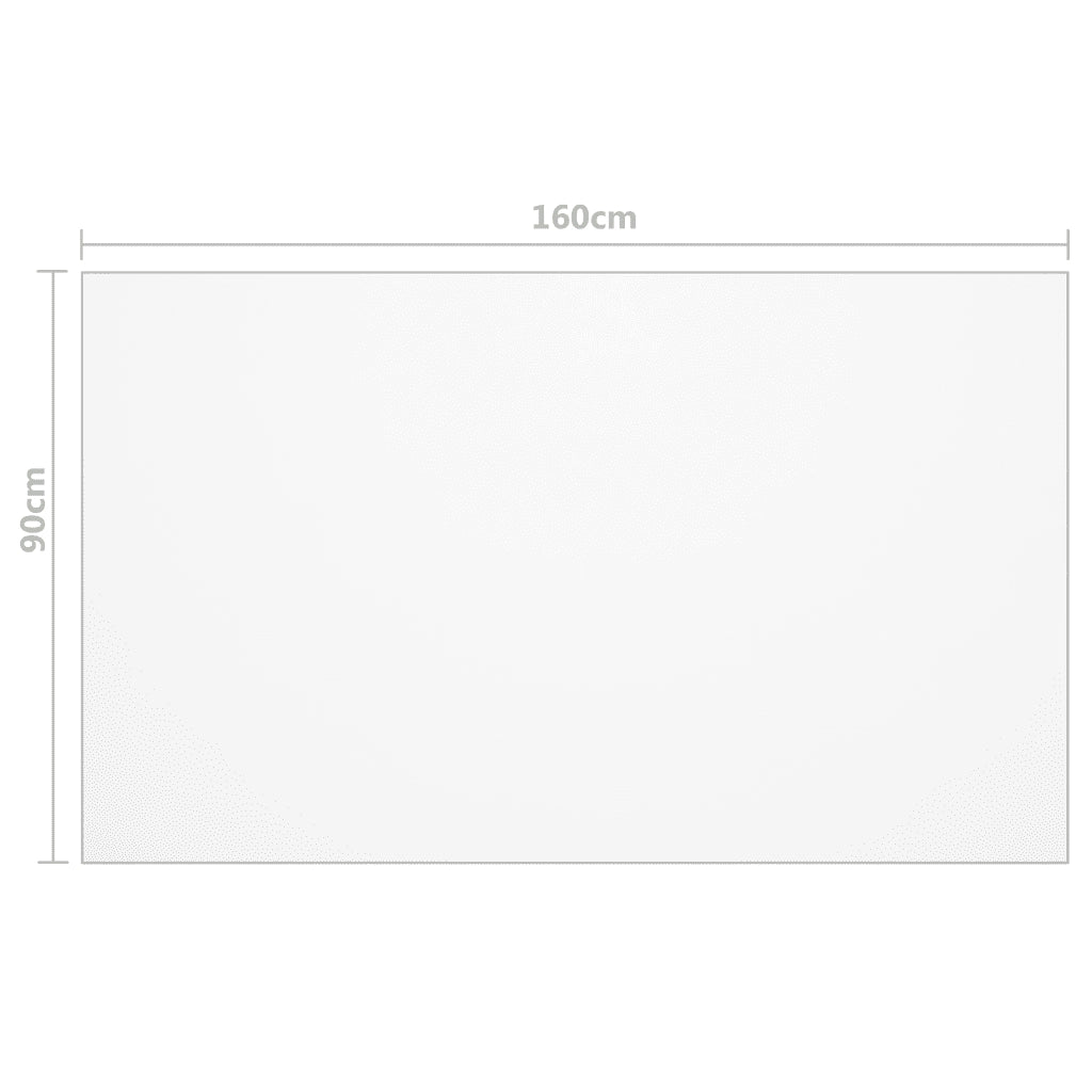 Protezione Tavolo Opaca 160x90 cm 1,6 mm PVC 288268