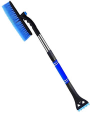 Sfregiatore di ghiaccio con spazzola - 90 cm - blu - duraturo