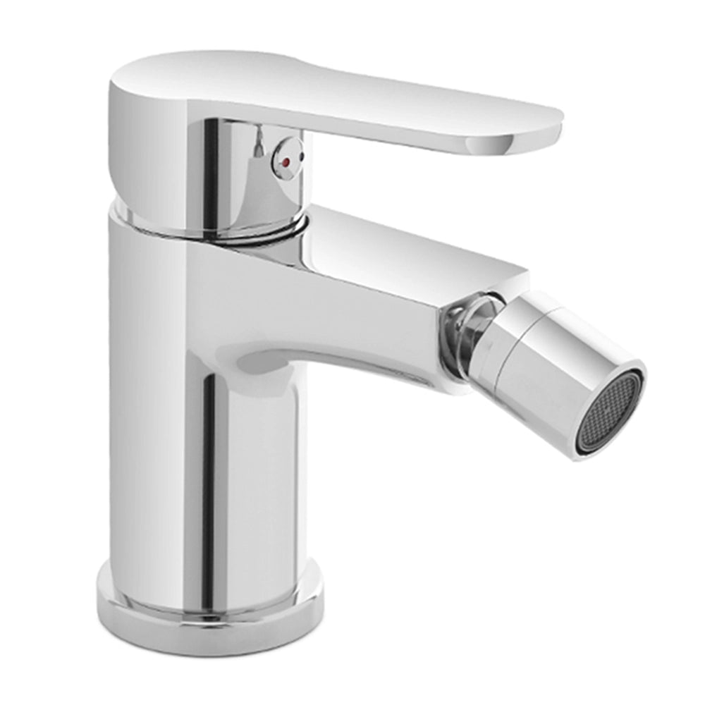 Miscelatore bidet monocomando in zinco cromato con piletta - Eden