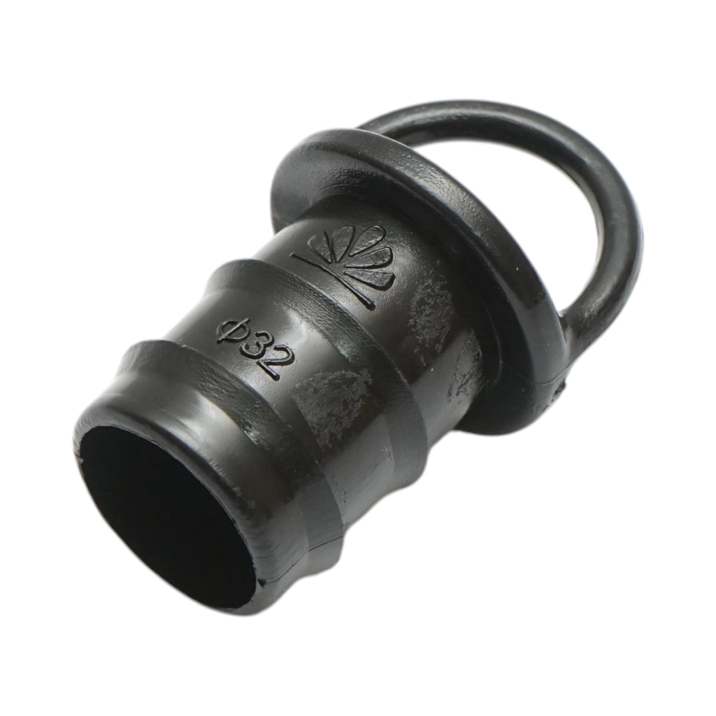Tappo per tubo di irrigazione a goccia da 32 mm con anello per impianti di irrigazione
