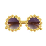 Zonnebrille con Design Retro - Sottile - Adatta per l'Uso Estivo - Montatura in PC - Occhiali da Sole per Donne - Occhiali da Sole per Adulti