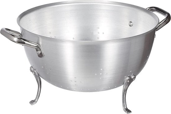 Maniglia a mezzaluna in alluminio - maniglie a mano in acciaio inox - 1 pezzo - argento