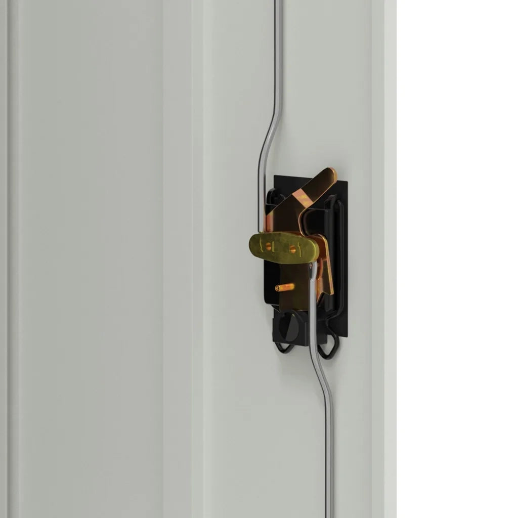 Armadio per Ufficio 90x40x140 cm in Acciaio Grigio CFW5116613