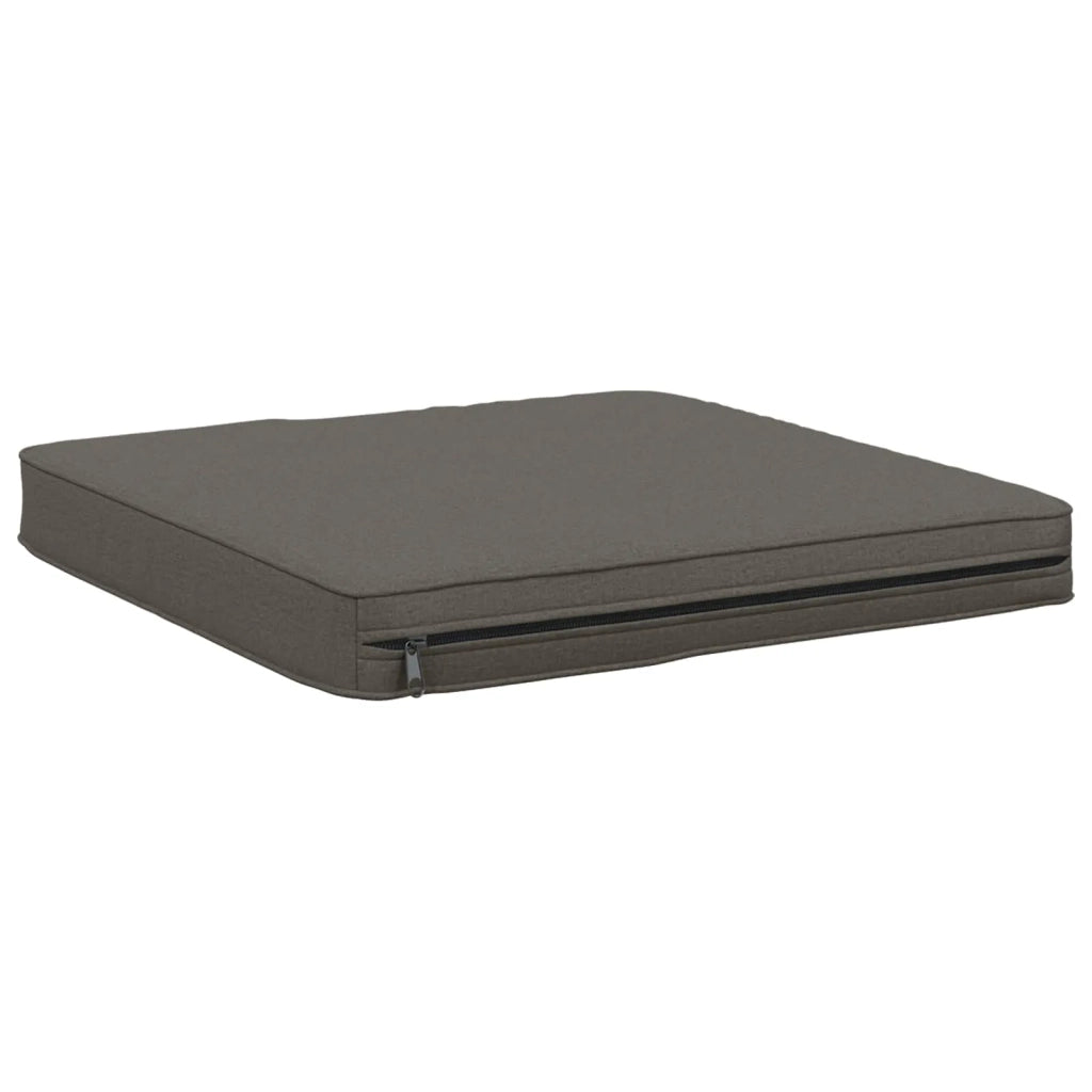 Cuscini per Sedia in 4 Pezzi VUGHT 4 pcs 100% Poliestere Grigio 946248