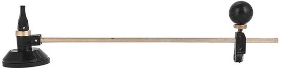 Glaskouter con forza di presa - Stile compasso - Sei ruote - Taglio preciso - Per vetro e ceramica - 60 cm di diametro - Snidorecchi per vetro