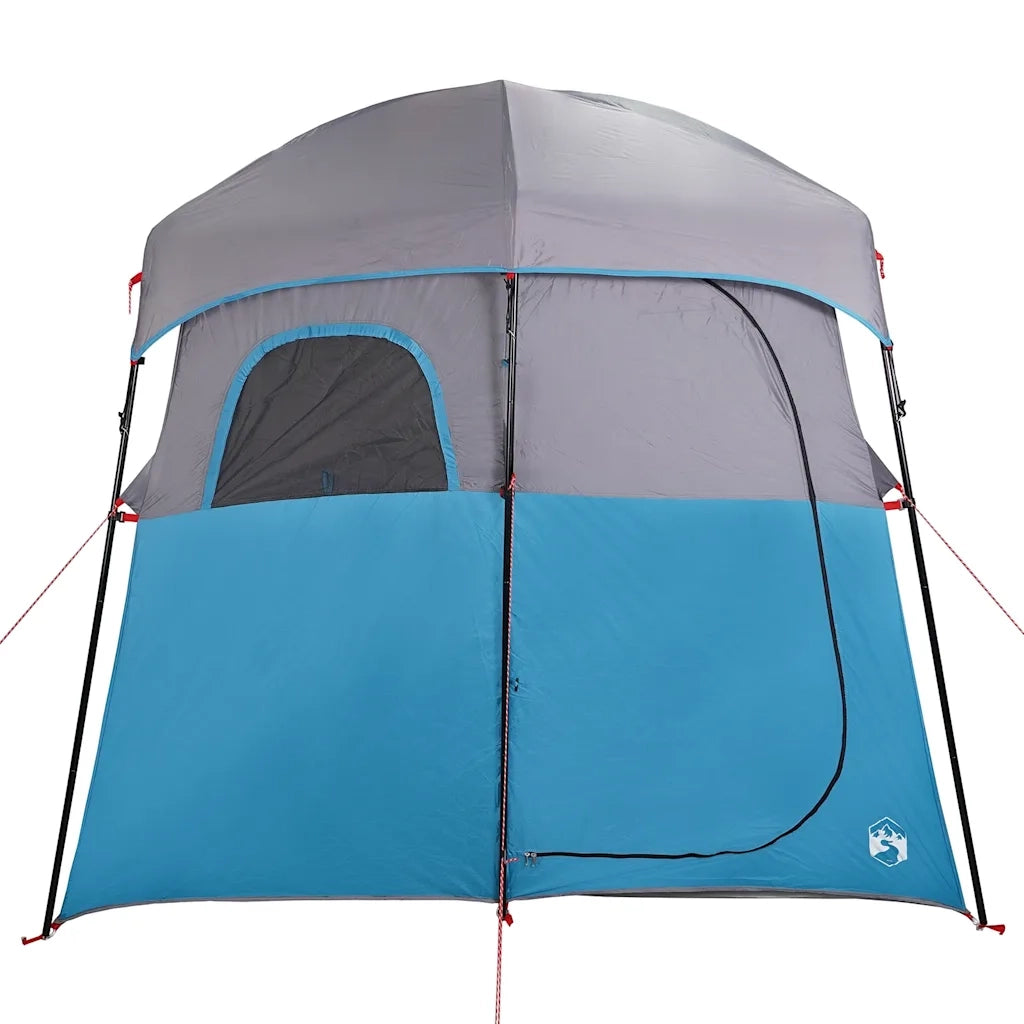Tenda da Doccia per 2 Persone-Tenda Doccia Portatile Blu Impermeabile