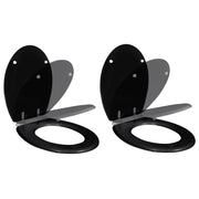 Set di due sedili per WC con coperchi in MDF nero 02_0002942