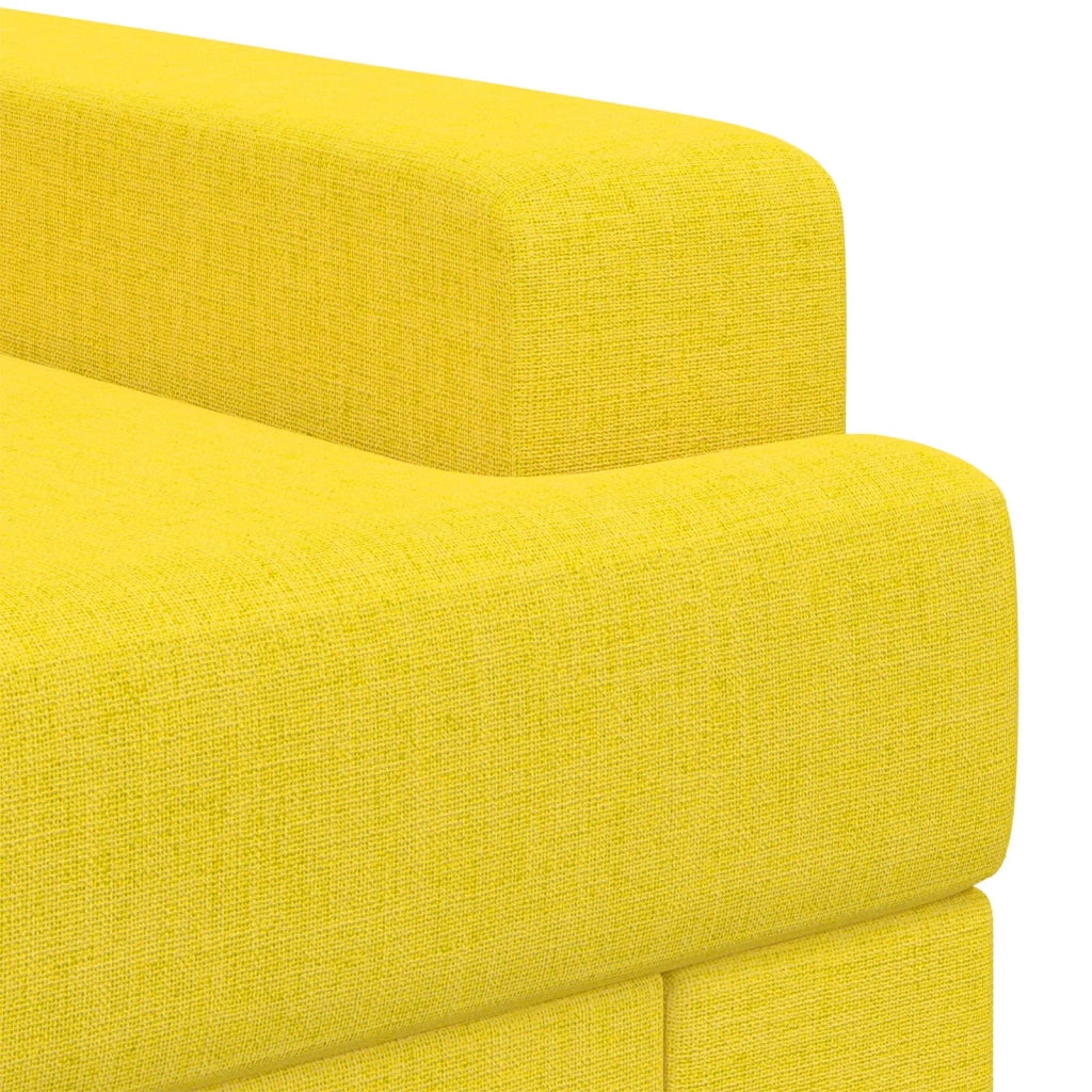 Poltrona Giallo Chiaro Tessuto 42043463