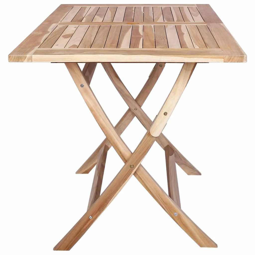 Tavolo da Giardino Pieghevole Naturale 120 x 70 x 75,5 cm 42028479