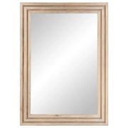 vidaXL Specchio da Bagno 50x70 cm in Legno Massello di Mango e Vetro
