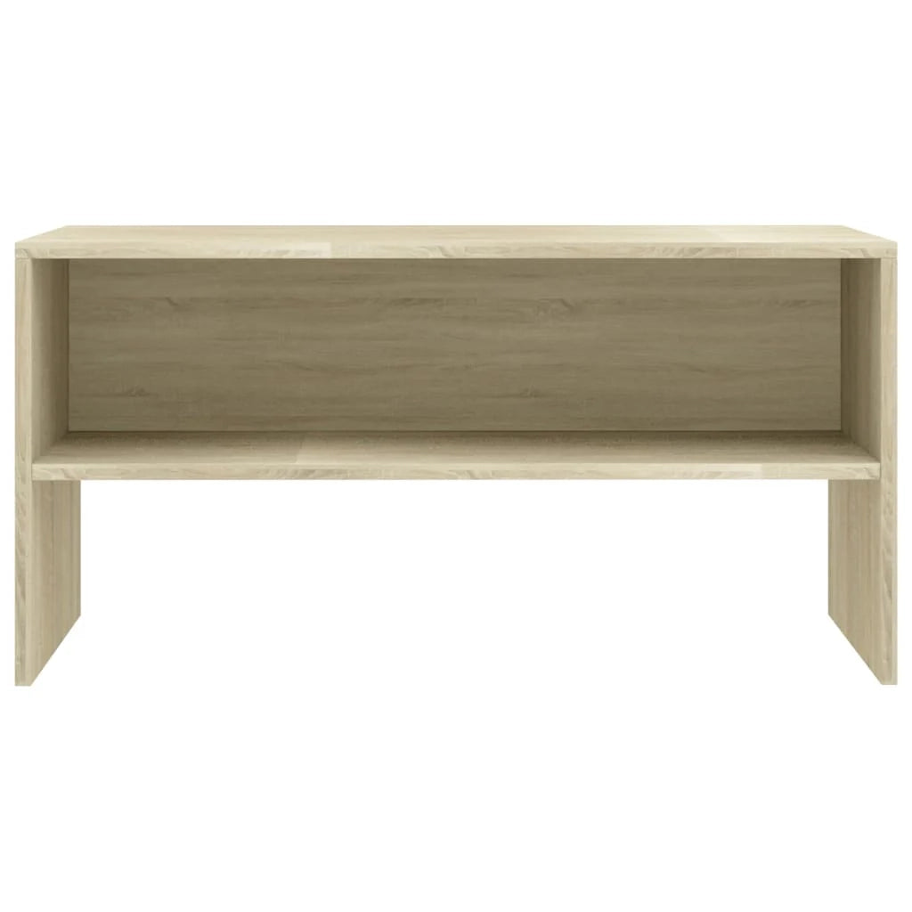 Mobile TV multimediale mensola TV credenza TV sala da pranzo soggiorno camera da letto rovere Sonoma 80 x 40 x 40 cm legno ingegnerizzato marrone 02_0027552