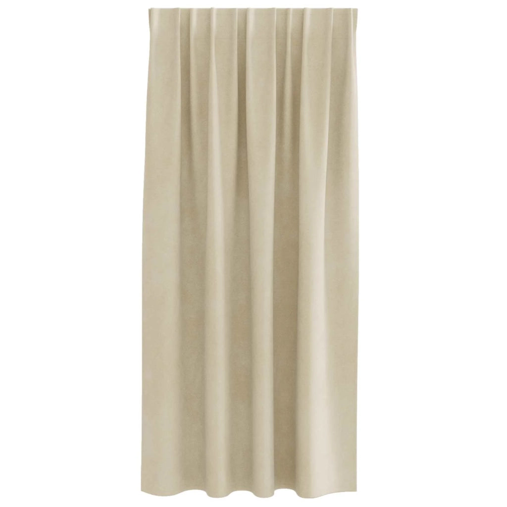 Tende oscuranti 2 pcs Crema 140 x 175 cm Velluto 4107184