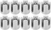 Klemma per cavo in acciaio inossidabile 316 - Alta resistenza - Cavi - Fissaggio - Facile da installare - Formato compatto - Klemma per cavo 

Specifiche tecniche: 
- Materiale: Acciaio inossidabile 316
- Caratteristiche: Alta resistenza