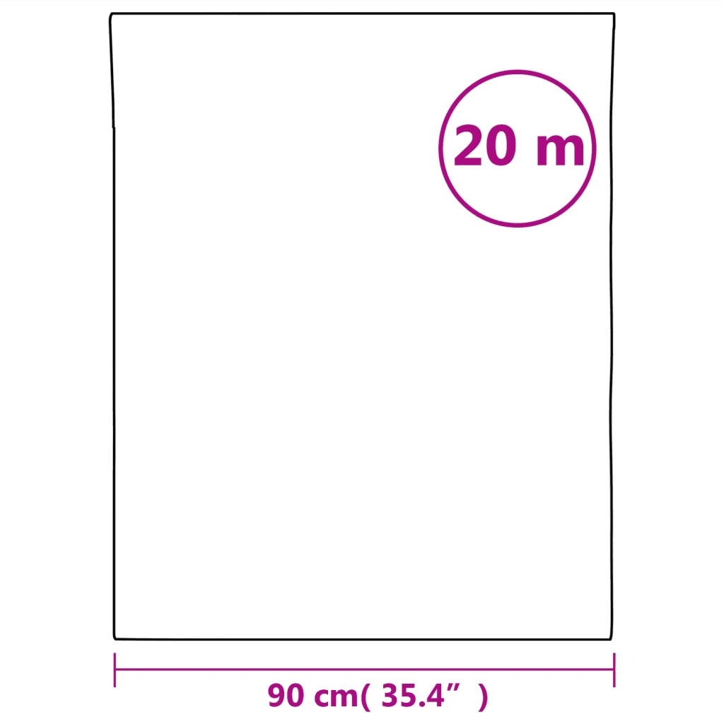 Pellicola per Finestra Smerigliata Bianca 90x2000 cm PVC 155748