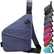 Borsa antifurto in nylon per viaggio, unisex, leggera, facile da utilizzare e di grande capacità, adatta per viaggi e spostamenti quotidiani.