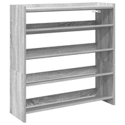 Scarpiera | Mobile per scarpe Grigio Sonoma 80x25x81 cm in Legno Multistrato