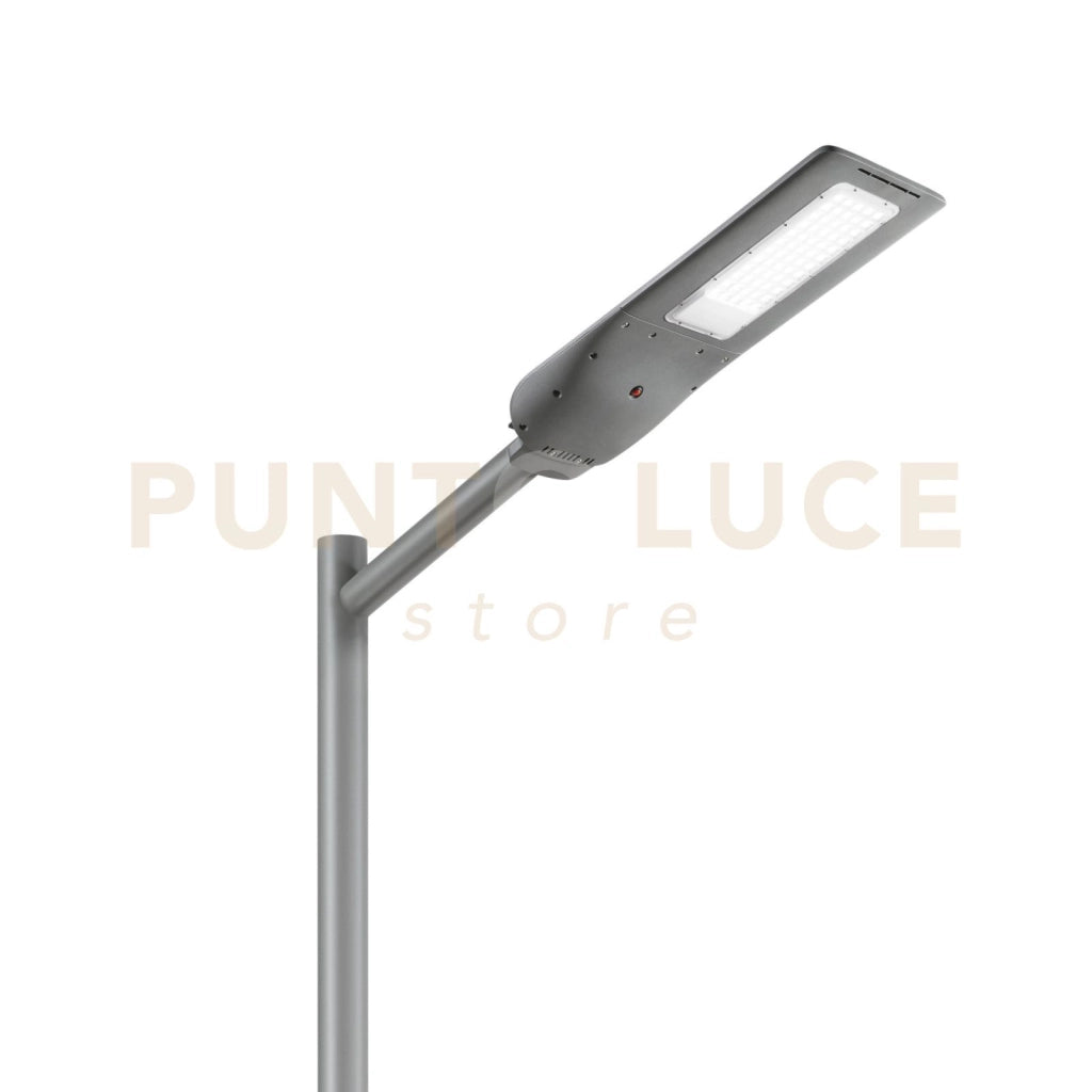 FARO SOLARE STRADALE LED AUREUS ANTRACITE 20W 1600LM 4000K CON PANNELLO SOLARE INCORPORATO IP65 65,8