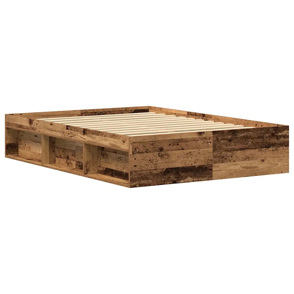 Giroletto senza Materasso Legno Antico 135x190cm in Truciolato 3329315