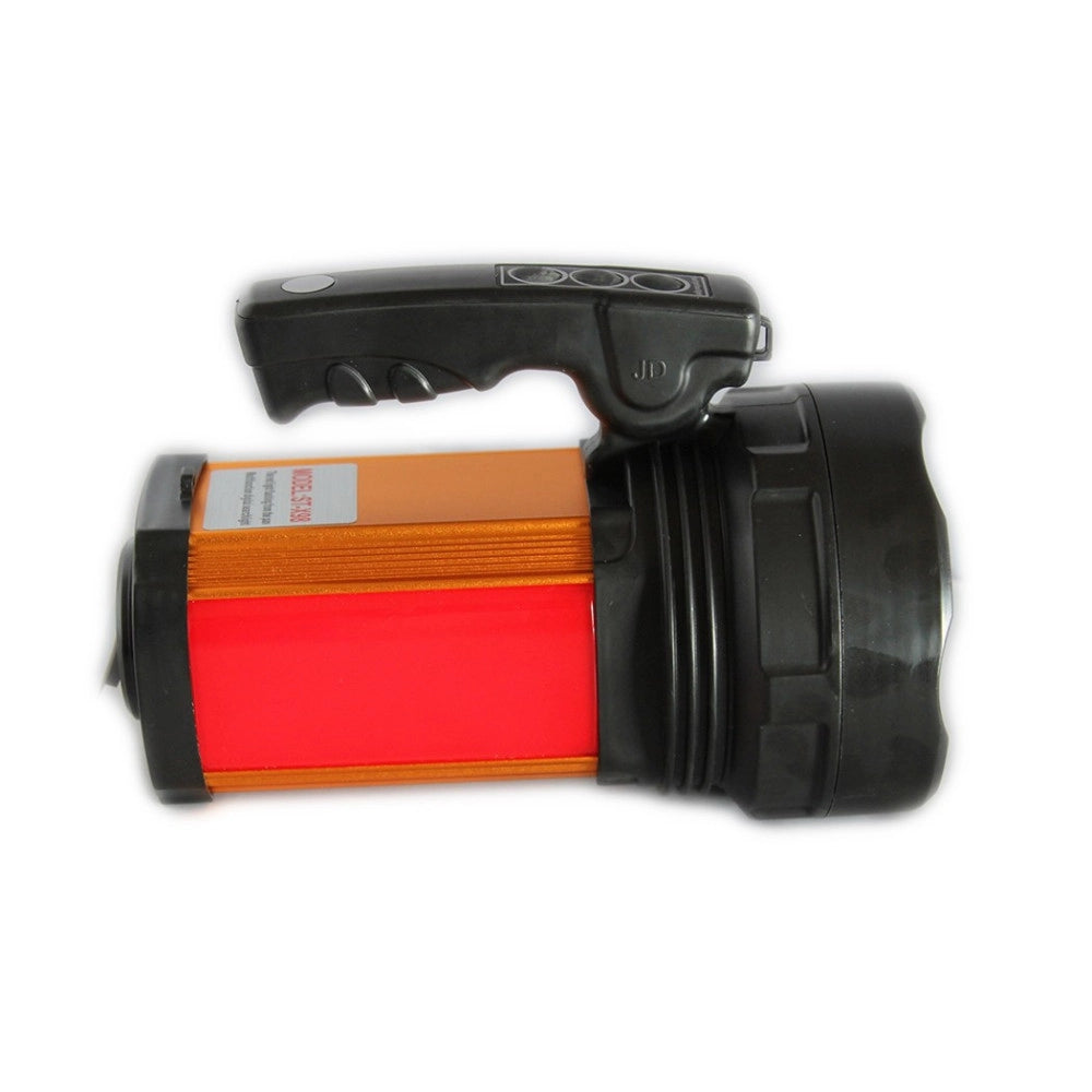 Trade Shop - Lampada Torcia Ricaricabile Emergenza Usb Ricarica Dispositivi Luce Bianca Rossa -