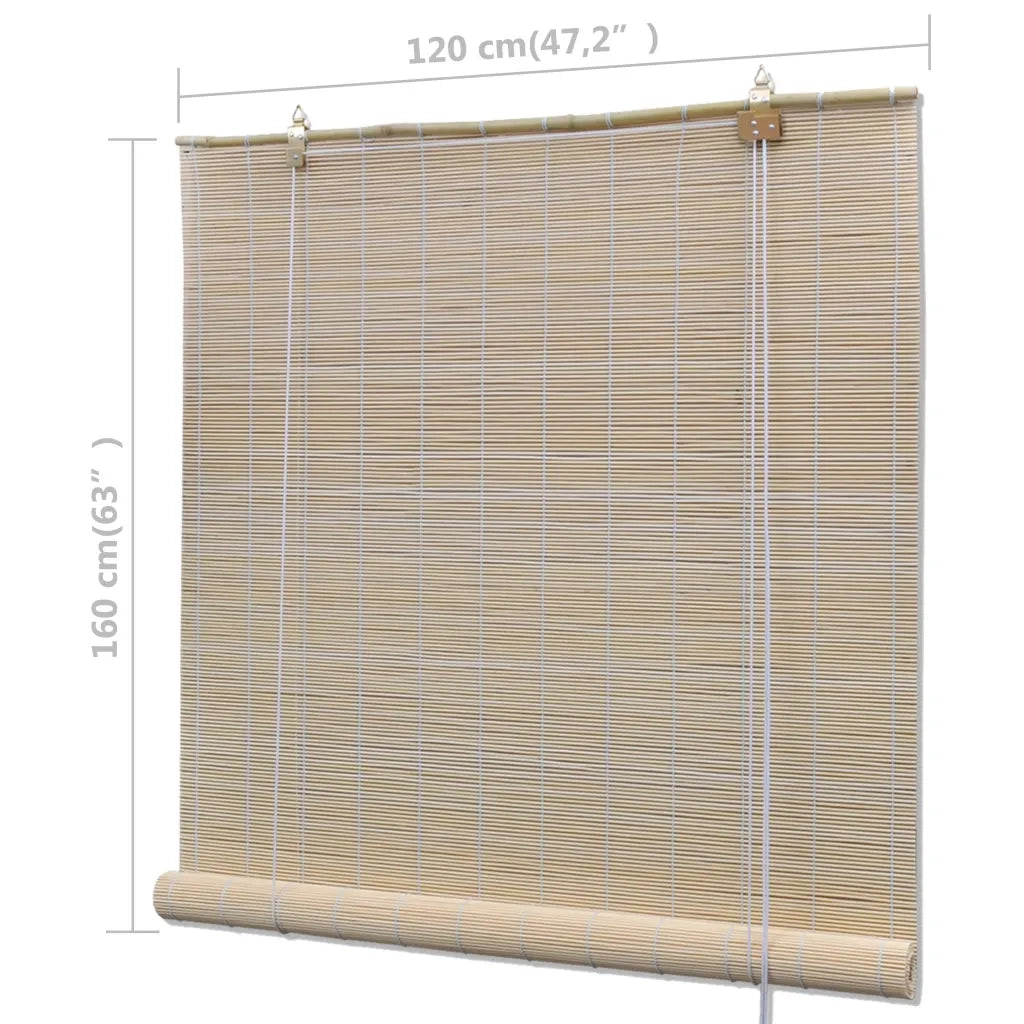 Tende a Rullo in Bamb¨´ 4 pz 120x160 cm