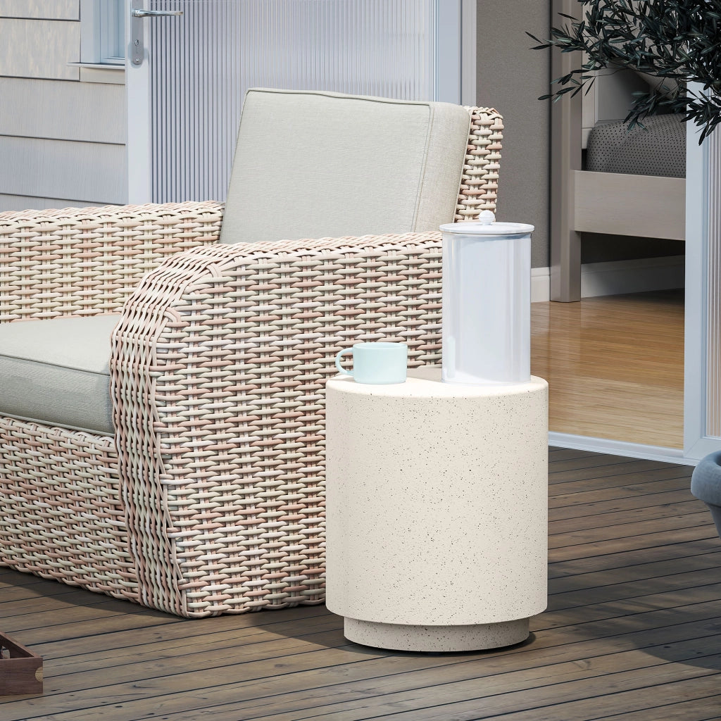 Tavolino da caff¨¨ in cemento ¨C zephmum ¨C 37x37x43