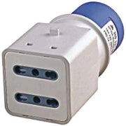 ADATTATORE INDUSTRIALE OR Spina 2P+T 16A 220V CEE - P. 2P+T 10/16A 250V