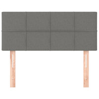 Testiera Grigio Scuro 80x5x78/88 cm in Tessuto 346005