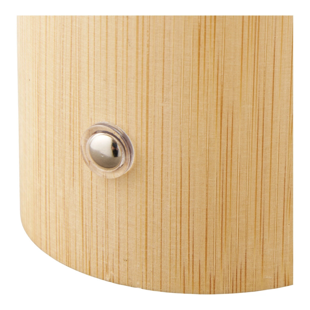 Lampada da Tavolo Stafford, Marrone, Bamboo, 13,5x13,5x18 cm