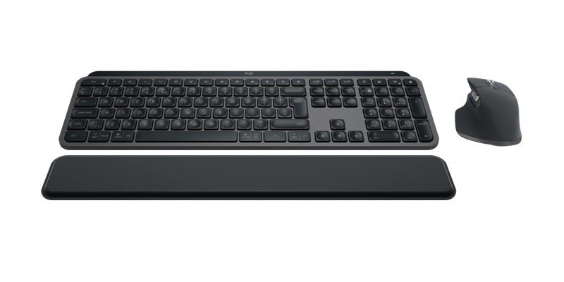 ORIGINAL Logitech Accessori per computer graphite 920-011614 MX Keys S - Tastatur, Maus MX Keys S Combo: Kit ad alte prestazioni MX Master 3S, MX Keys S e MX Palm Rest La serie Master di